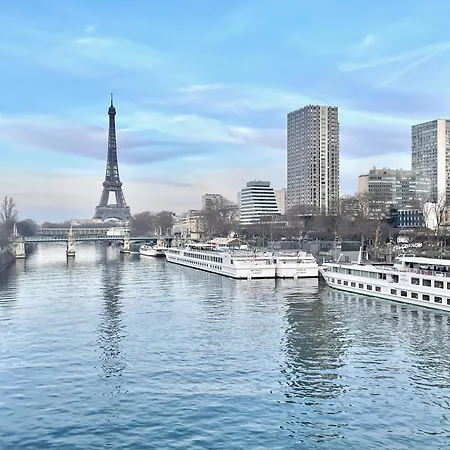 Panoramique Vue New Design Proche Tour Eiffel Apartmán *